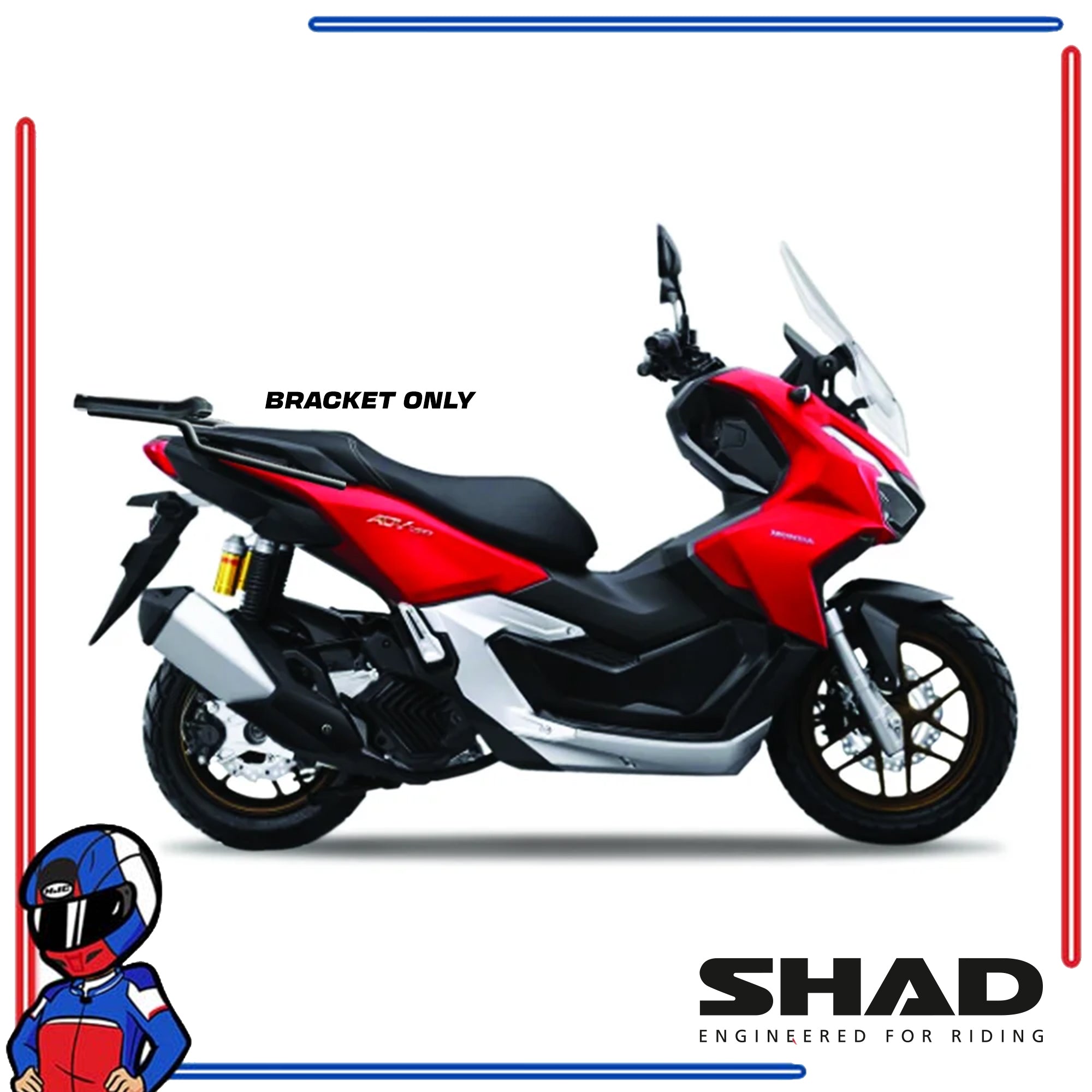 SHAD Motorcycle Bracket Honda ADV 160 2022-2025