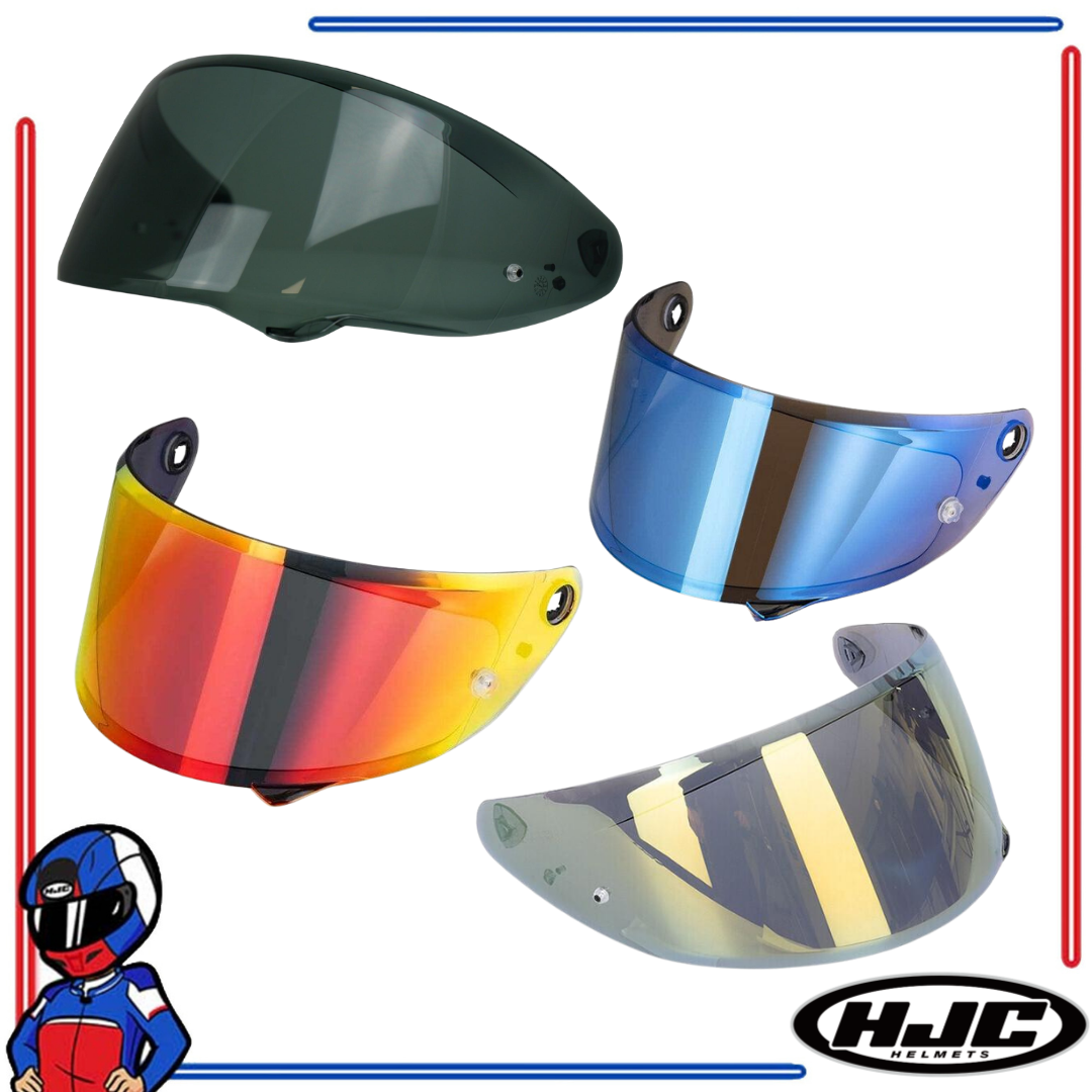 HJC Helmets Face Shield Lens for RPHA 72 Clear; Smoke; Dark Smoke; Iridium Gold; Blue; Silver; Fire Red