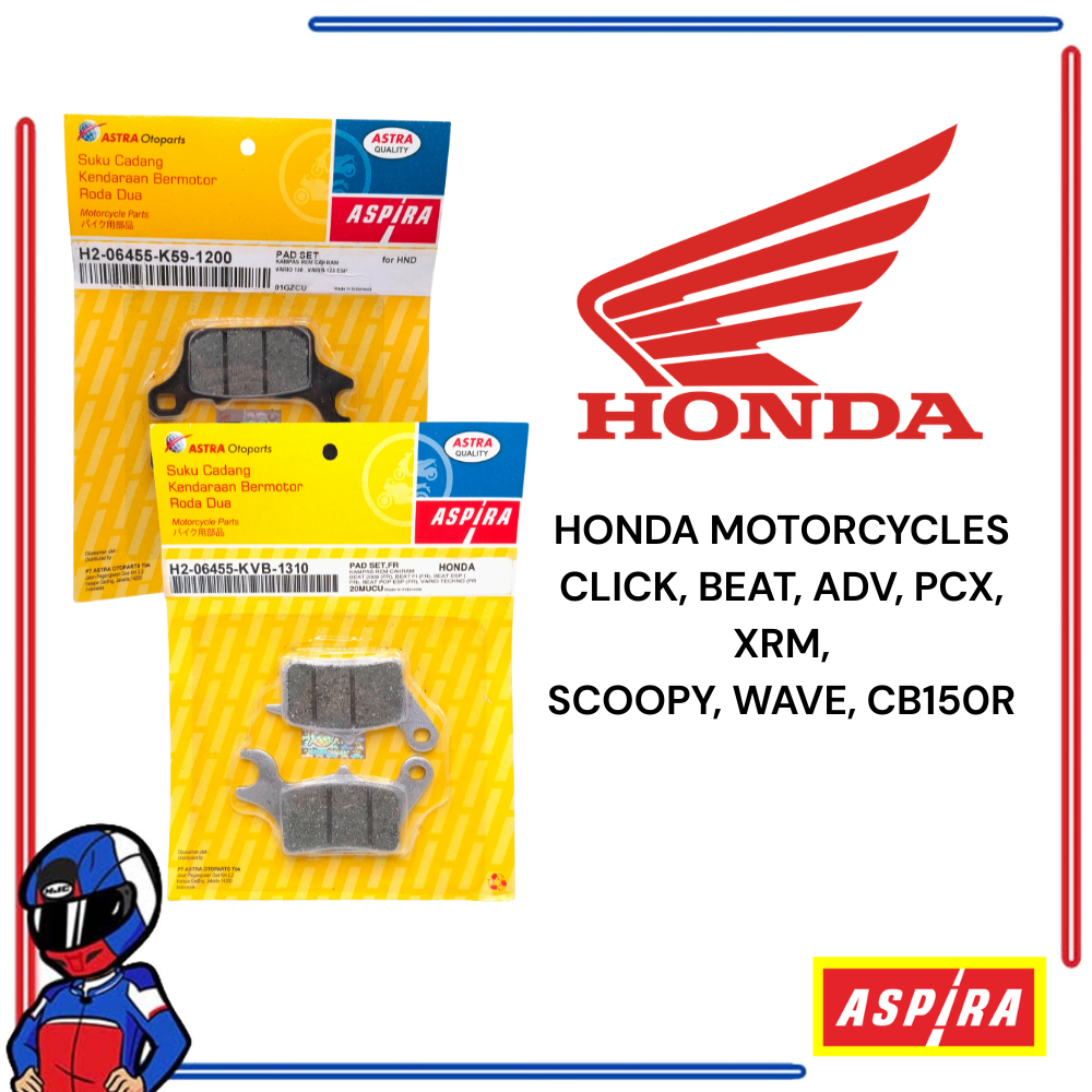 Aspira Brake Pad Honda Click PCX ADV