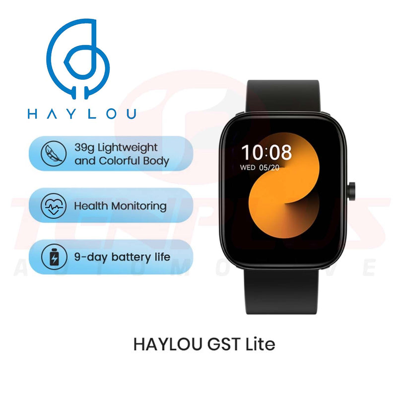 Haylou GST Lite 13 Music Player Waterproof Watch Exercise Heart Rate Fitness Music Men Watch Women Smartwatch