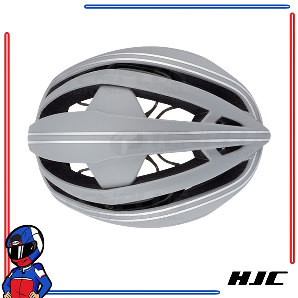 HJC Road Cycling Helmet IBEX 2.0 Grey Silver Line