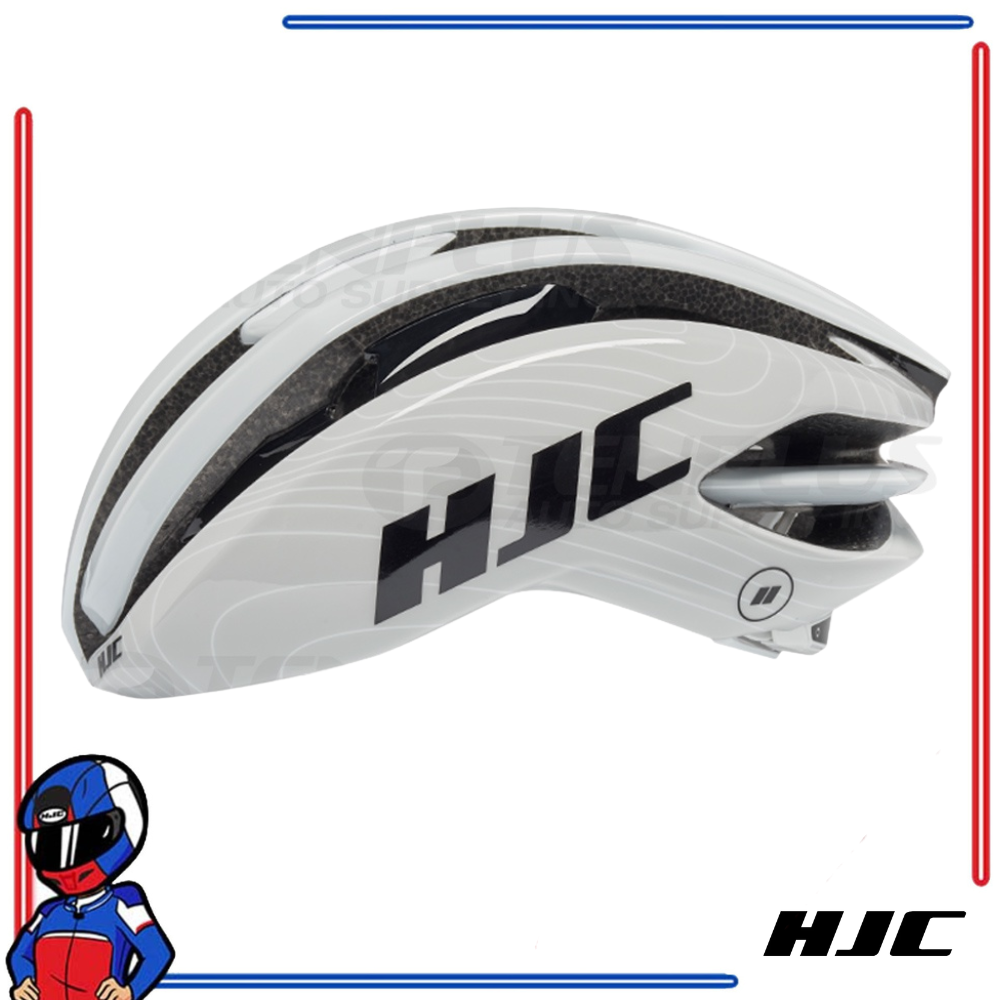 HJC Road Cycling Helmet IBEX 2.0 White Line Grey