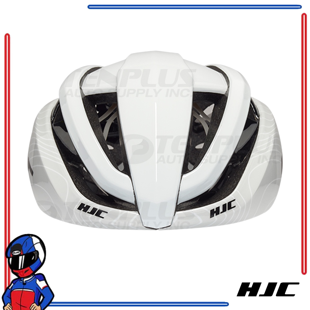 HJC Road Cycling Helmet IBEX 2.0 White Line Grey