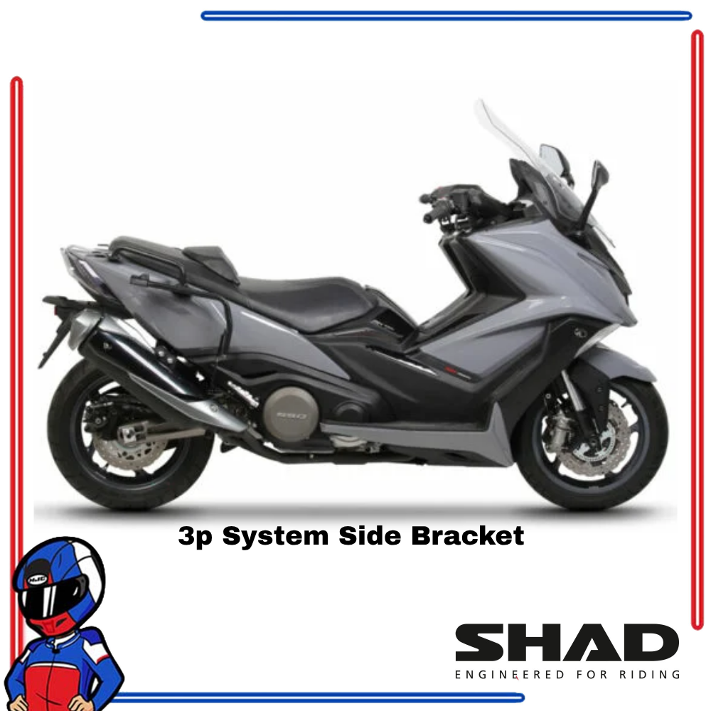SHAD 3P System Side Bracket Kymco AK550 2017-2025
