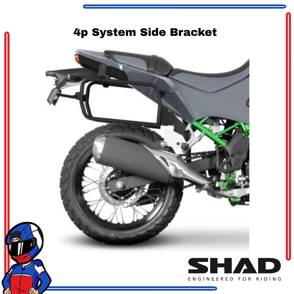 SHAD 4P System Side Bracket Kawasaki KLE 500 2026