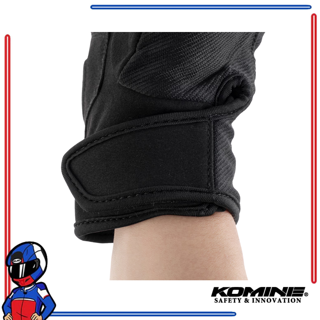 KOMINE SUPERFIT Protect Rain Gloves Black