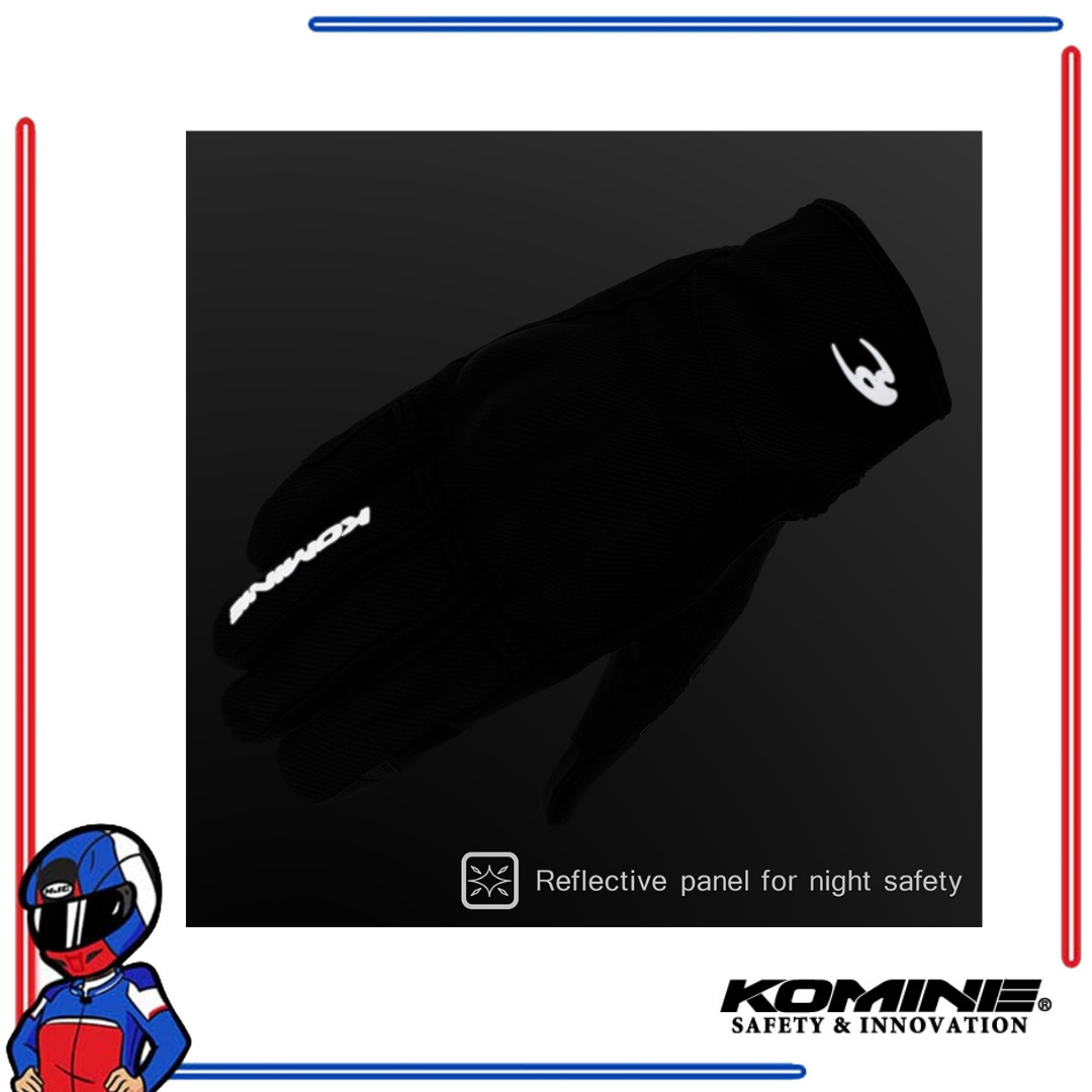 KOMINE SUPERFIT Protect Rain Gloves Black