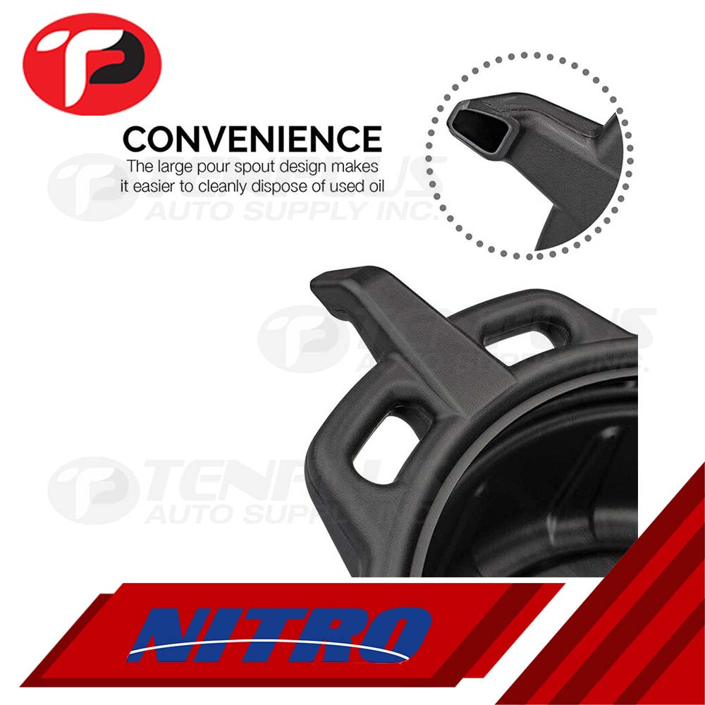 Nitro Oil Drain Pan 15L for Automotive and Motorcycle