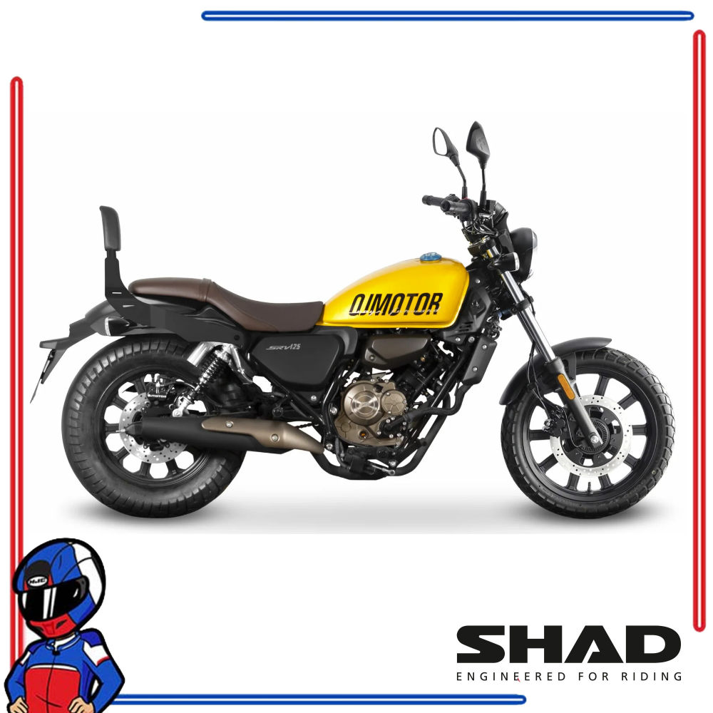 SHAD Sissybar for QJ MOTOR SRV 200 2023-2026
