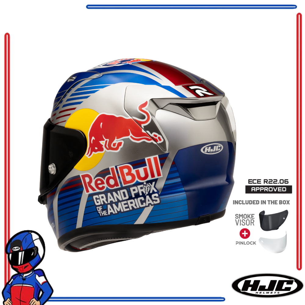 HJC Helmets RPHA 12 Red Bull Austin GP2 MC21