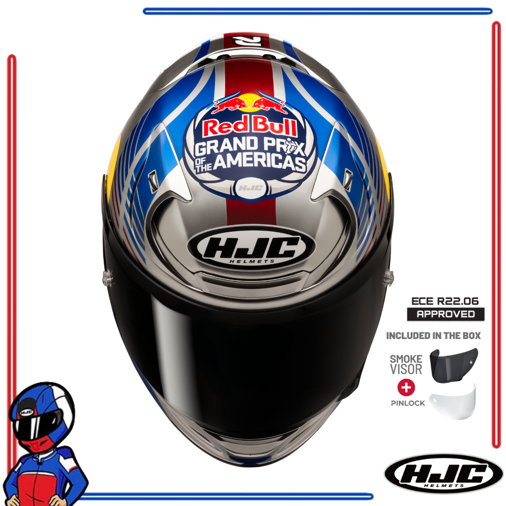 HJC Helmets RPHA 12 Red Bull Austin GP2 MC21
