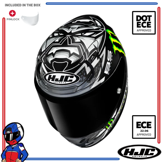 HJC Helmets RPHA 12 Quartararo Black Series MC5