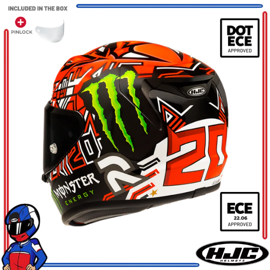 HJC Helmets RPHA 12 Quartararo 2025 MC1