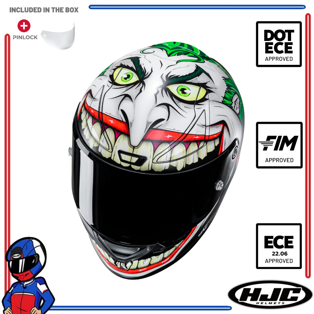HJC Helmets RPHA 1 Joker DC Comics MC48SF