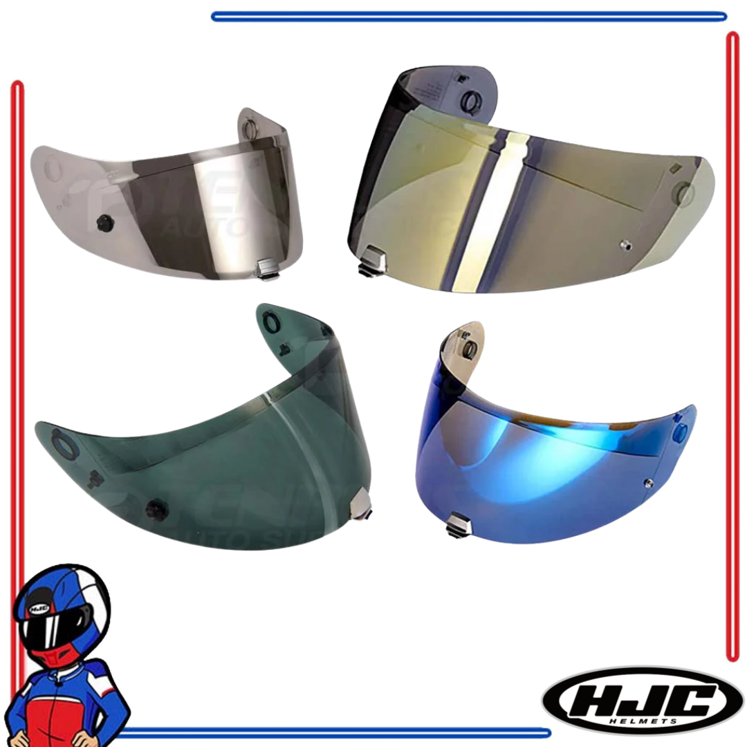HJC Helmets Face Shield Lens for RPHA 90 Dark Smoke; Smoke; Clear; Iridium Gold; Silver; Blue