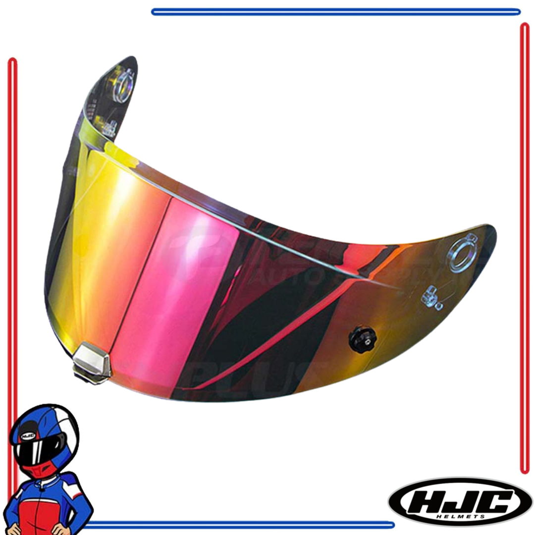 HJC Helmet Face Shield Lens for i70 i10 Clear; Dark Smoke; Smoke; Iridium Blue Gold Silver Fire Red