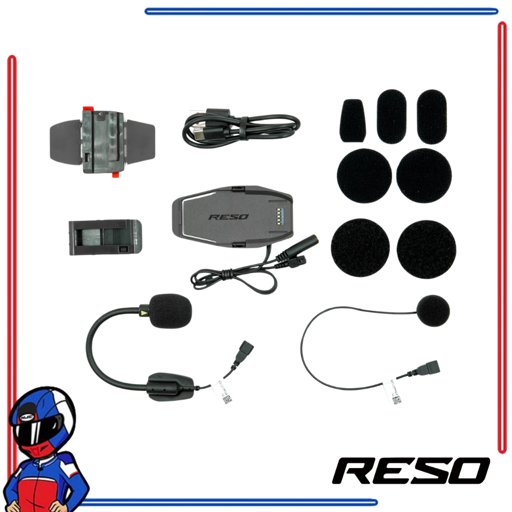 Reso Pilot Pro Hybrid Mesh 30 Rider Intercom