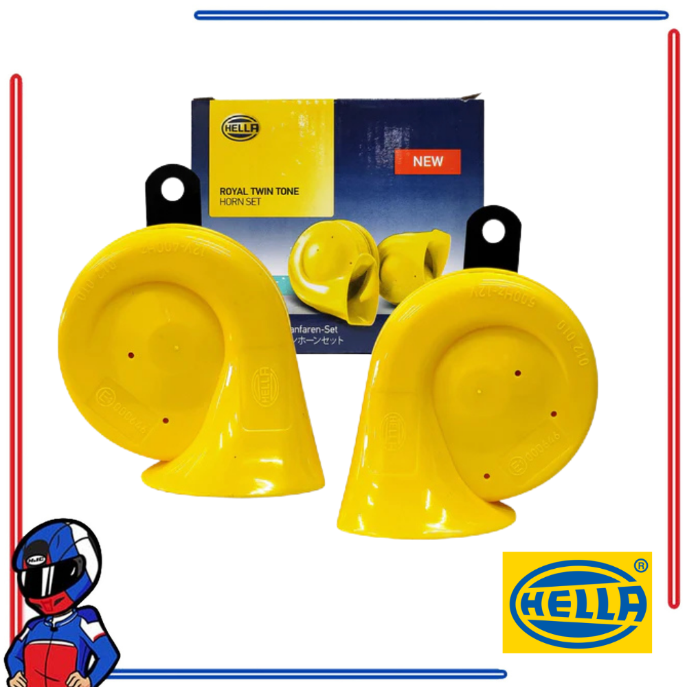 HELLA Royal Twin Tone 12V Car Motorcycle Horn Set
