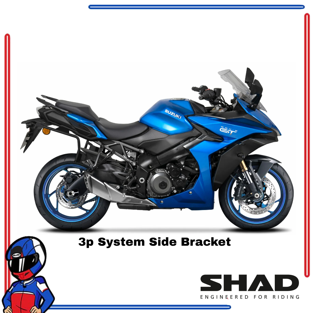 SHAD 3P System Side Bracket Suzuki GSX-S1000 GT 2022-2026