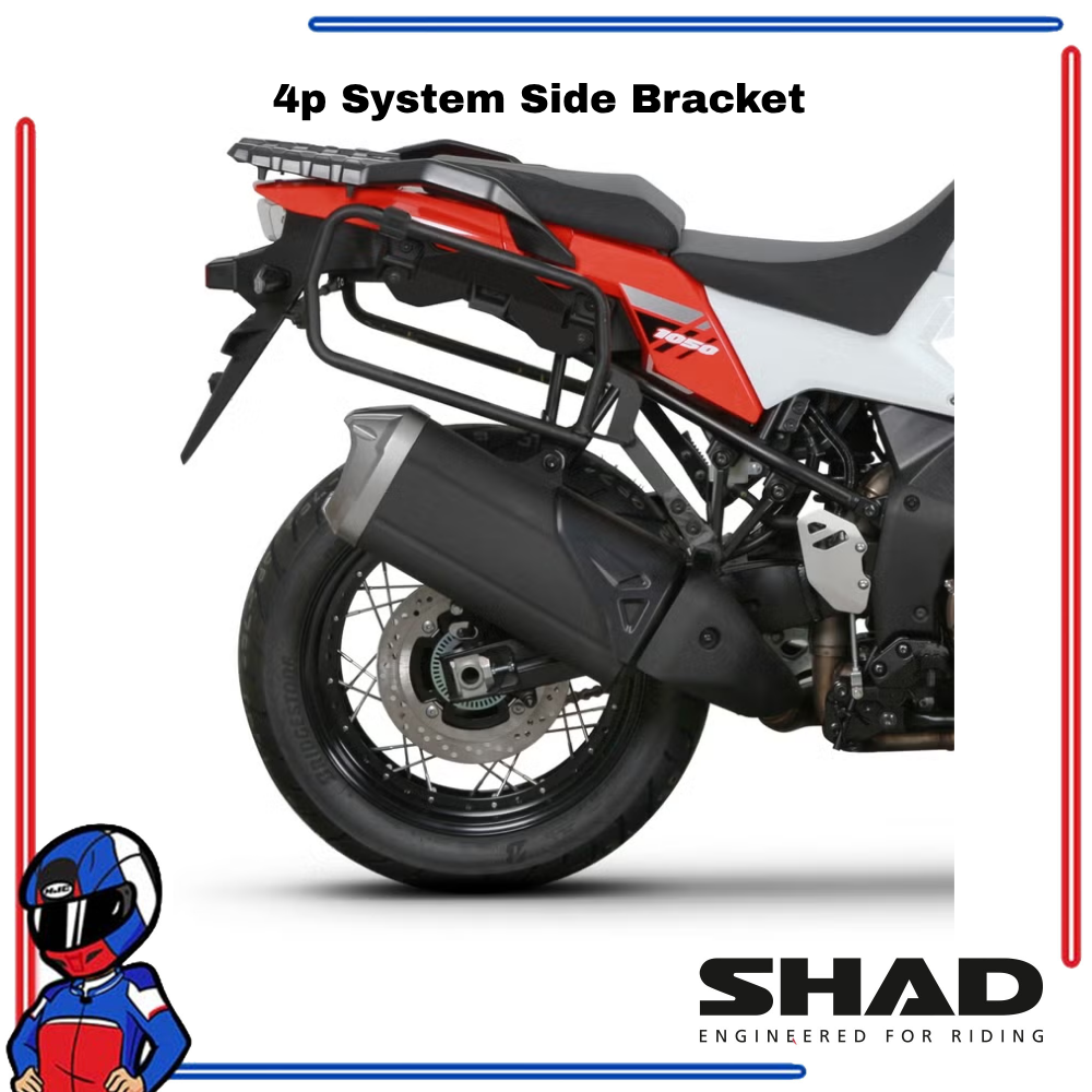 SHAD 4P System Side Bracket Suzuki V-STROM 1050/XT/TECH/DE/SE 2020-2026