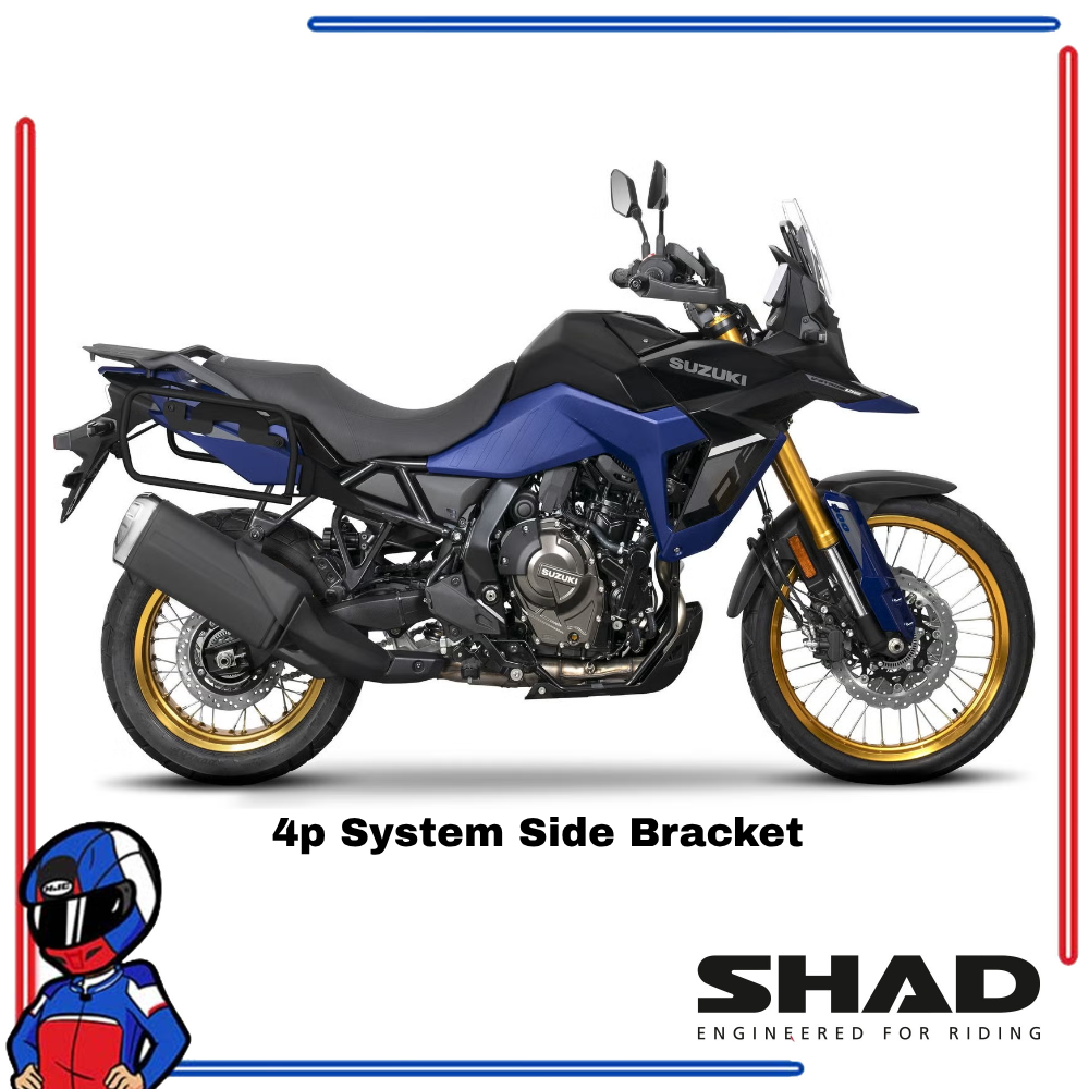 SHAD 4P System Side Bracket Suzuki V-STROM 800 SE; DE; TECH 2023-2026