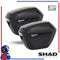 SHAD Motorcycle Box Side Case SH23 Black; Aluminum