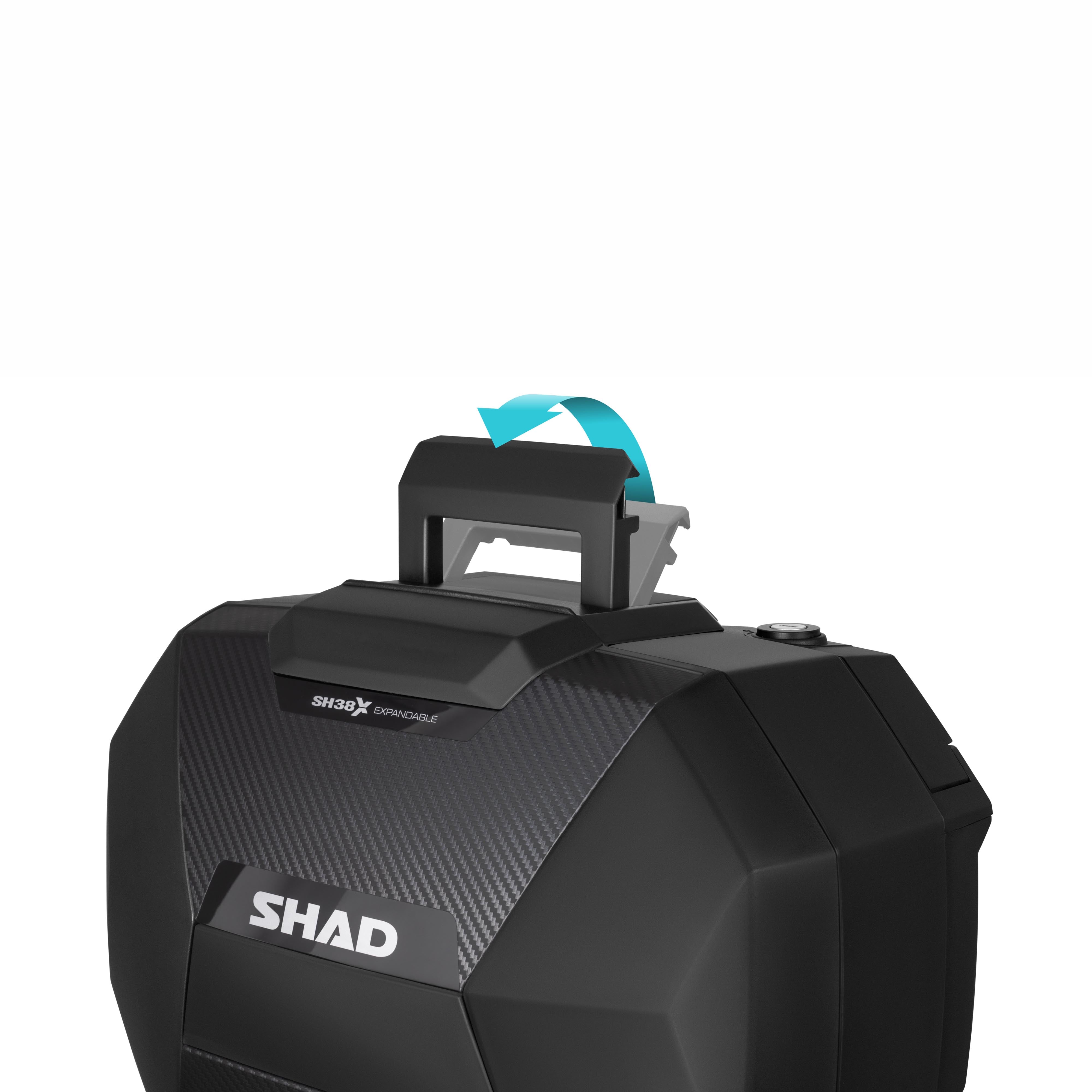 SHAD Motorcycle Expandable Side Cases SH38X Carbon