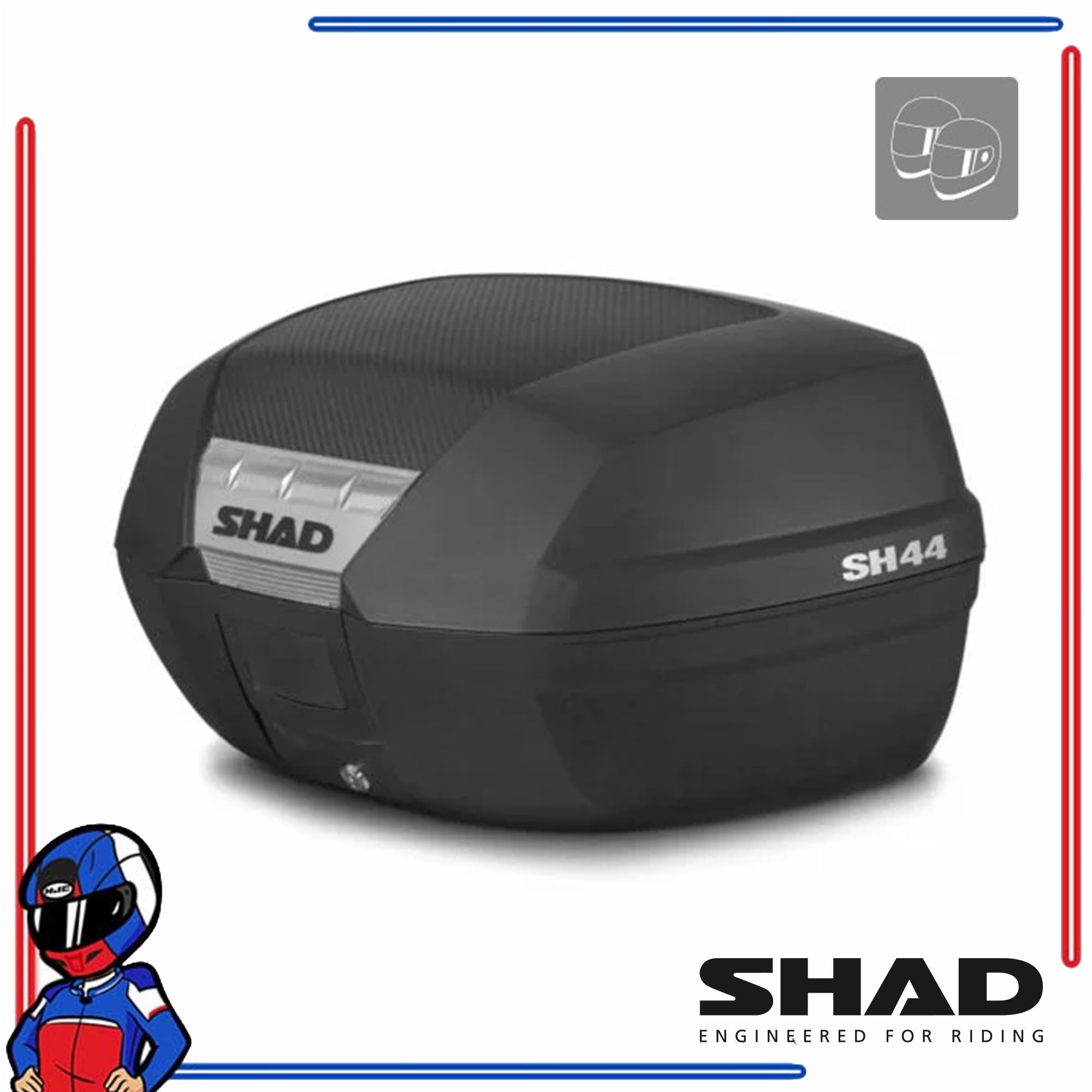 Shad Motorcycle Box SH44 Black