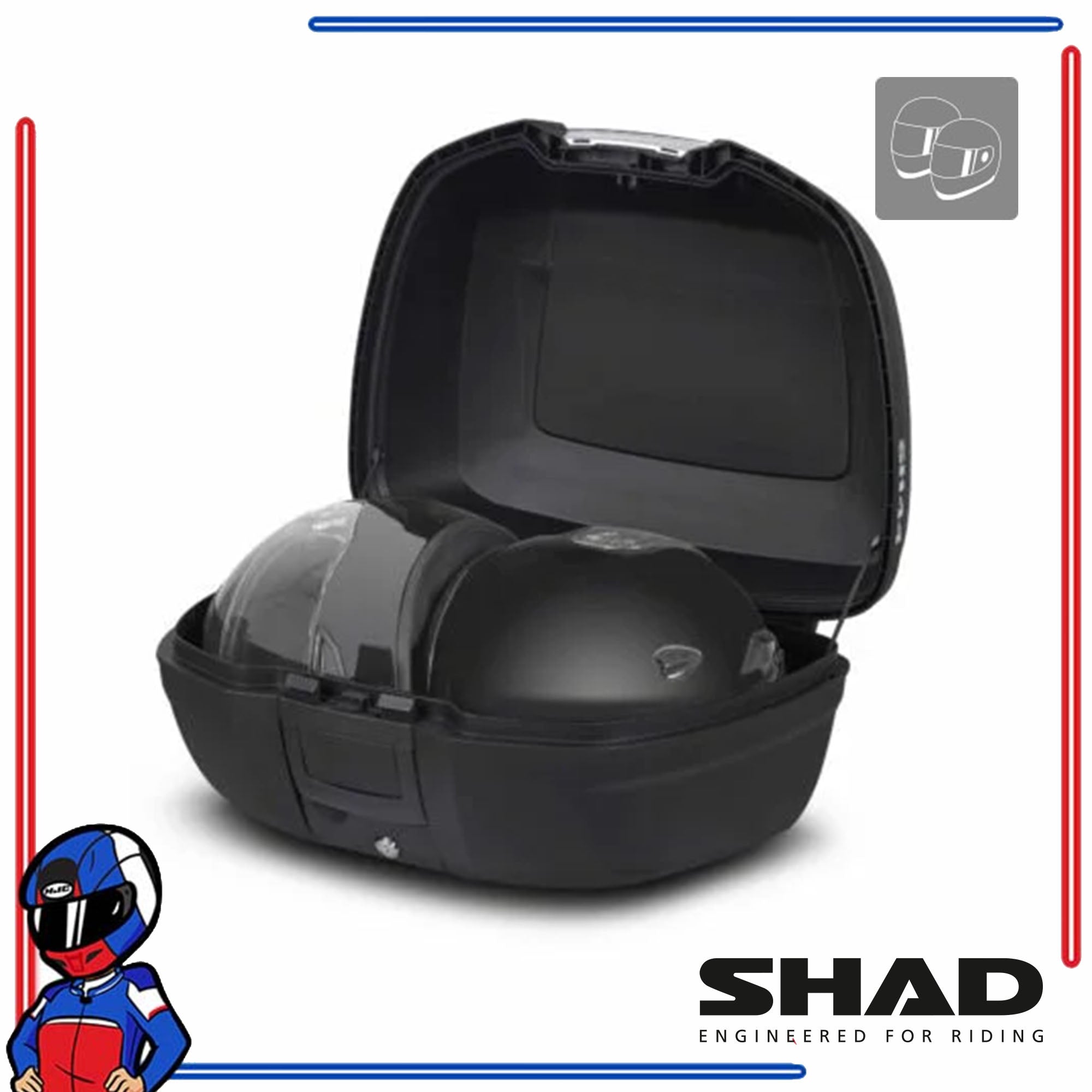 Shad Motorcycle Box SH44 Black