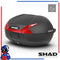 Shad Motorcycle Box SH47 Black Red