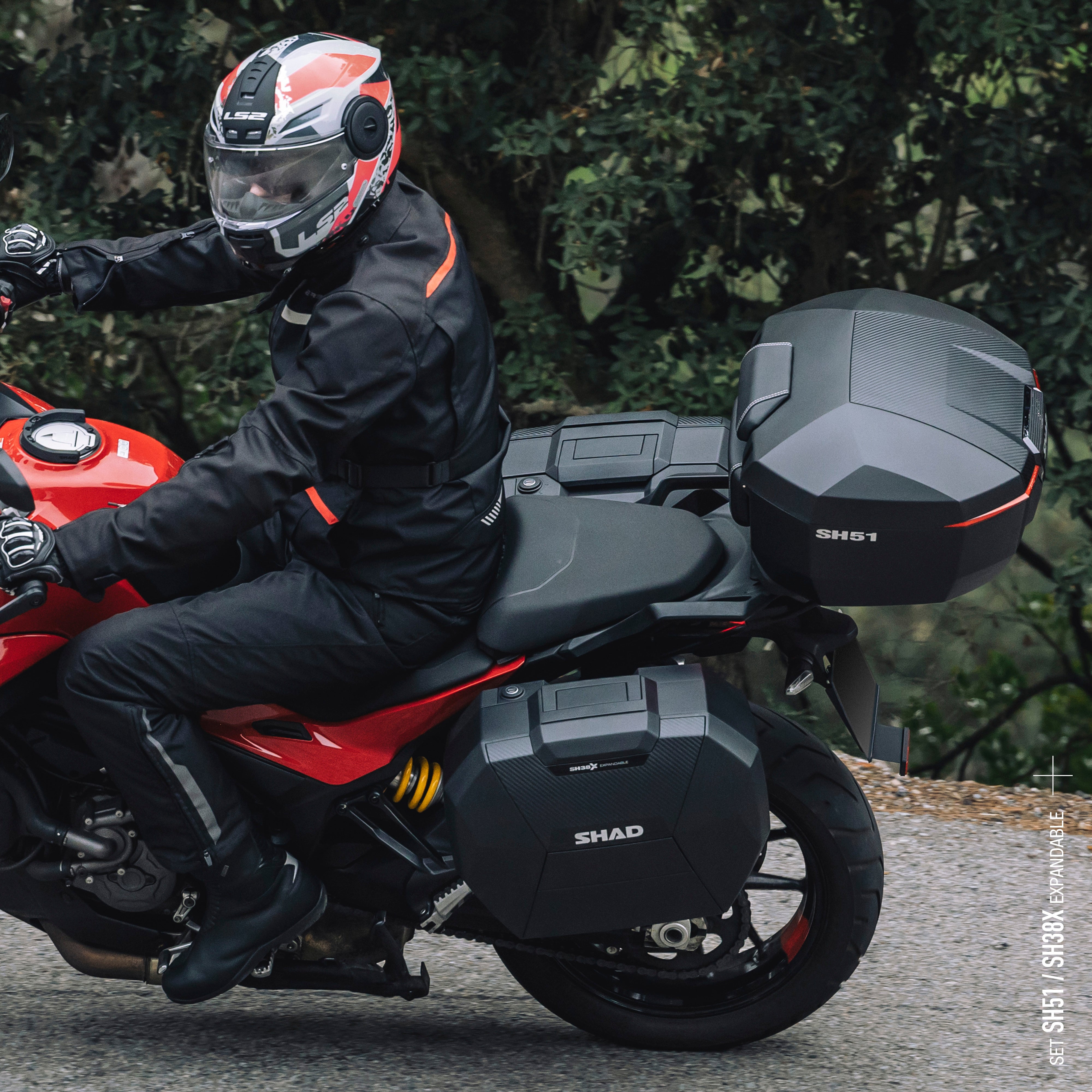 SHAD Motorcycle Box SH51 Carbon