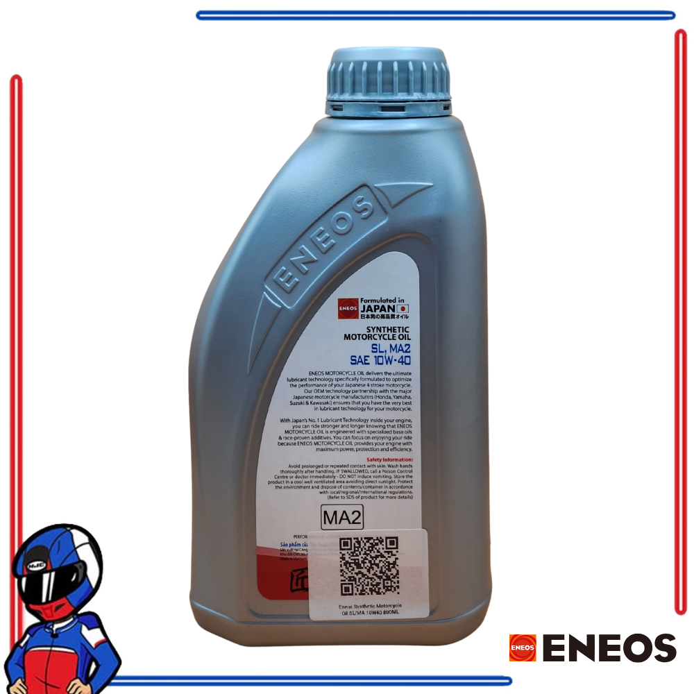 ENEOS Synthetic Motorcycle Oil SL MA 10W40 800ML