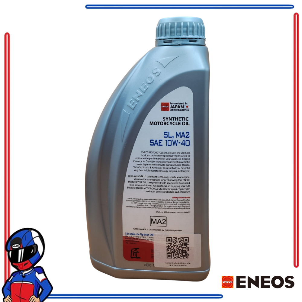 Eneos Synthetic Motorcycle Oil SL MA 10W40 1L