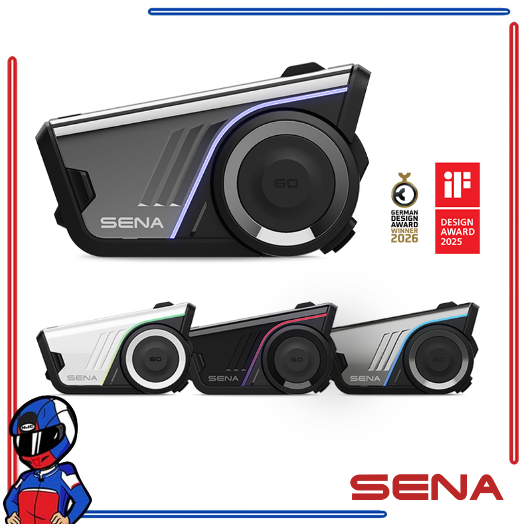 SENA 60S-01 Motorcycle Bluetooth 3.0 Mesh Intercom Harman Headset
