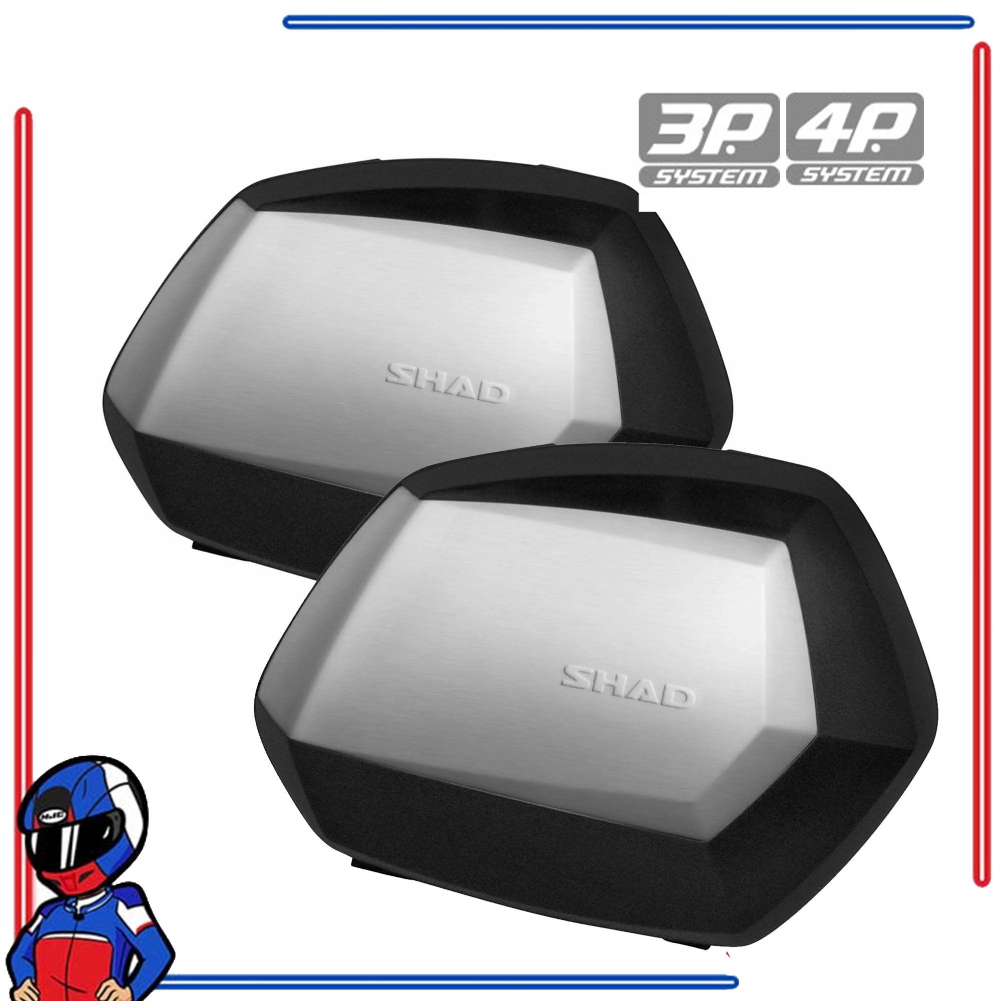 SHAD Motorcycle Side Case SH35 Aluminum