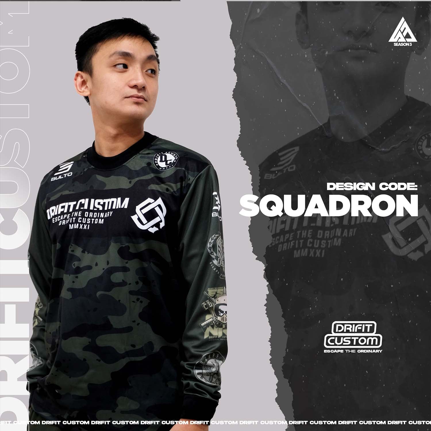 DRIFIT Custom Moto Jersey SQUADRON