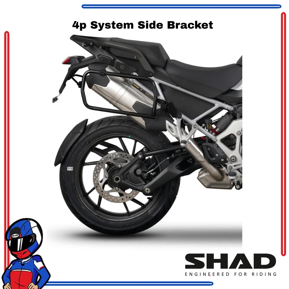 SHAD 4P System Side Bracket Triumph Tiger 1200GT; Rally 2022-2025
