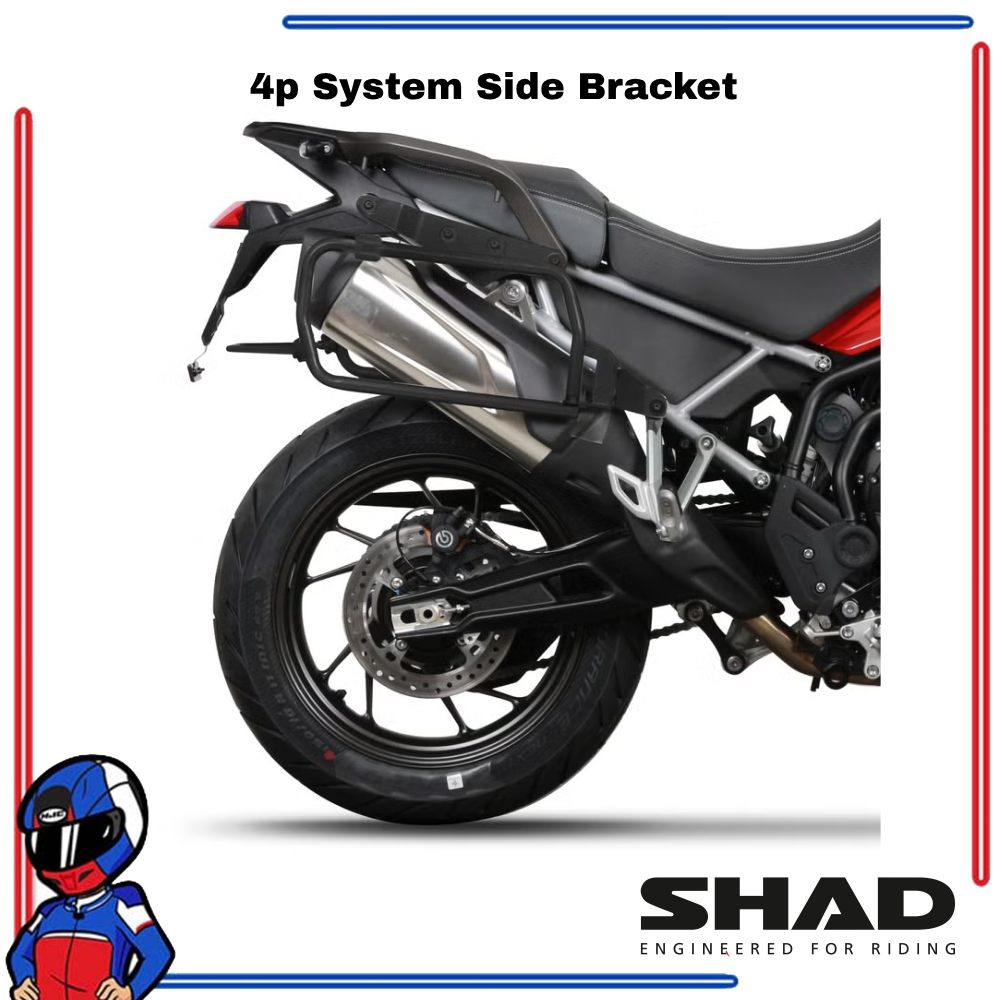 SHAD 4P System Side Bracket Triumph Tiger 850/900 2020-2025