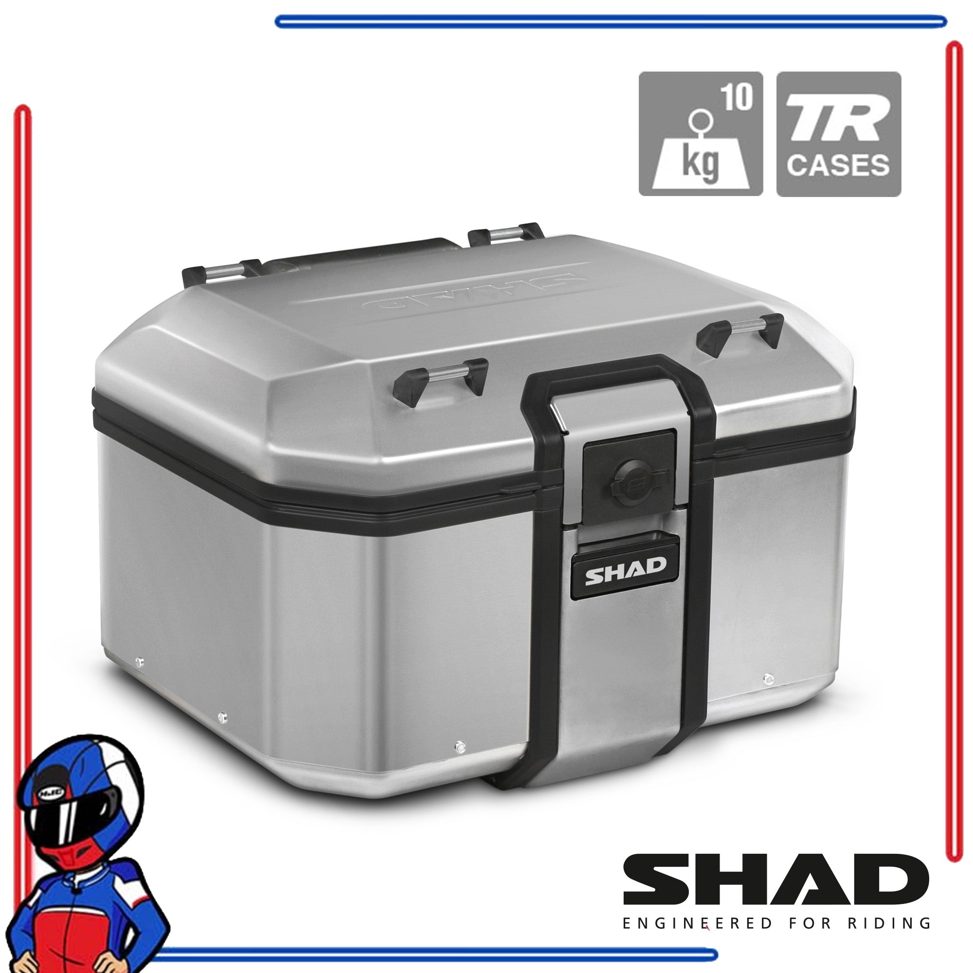 SHAD Motorcycle Terra Top Case TR48 Aluminum