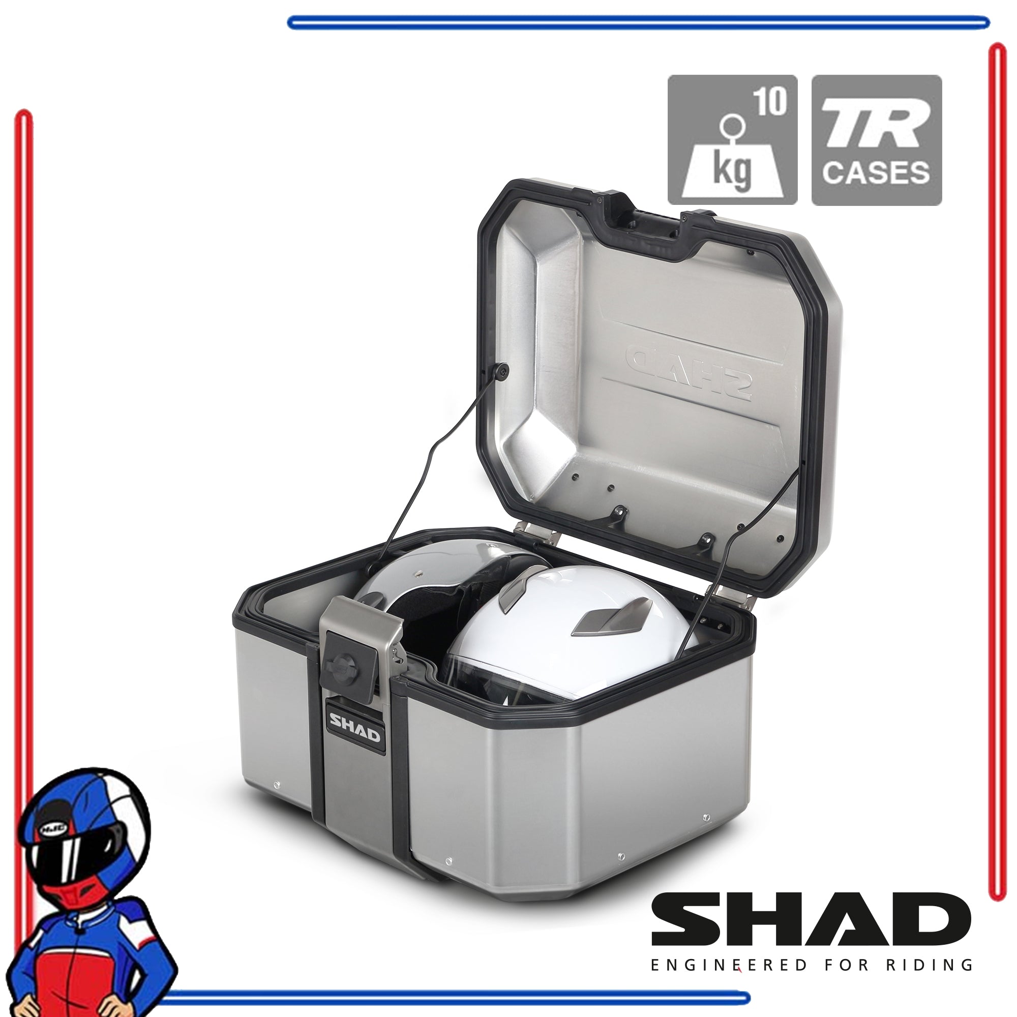 SHAD Motorcycle Terra Top Case TR48 Aluminum