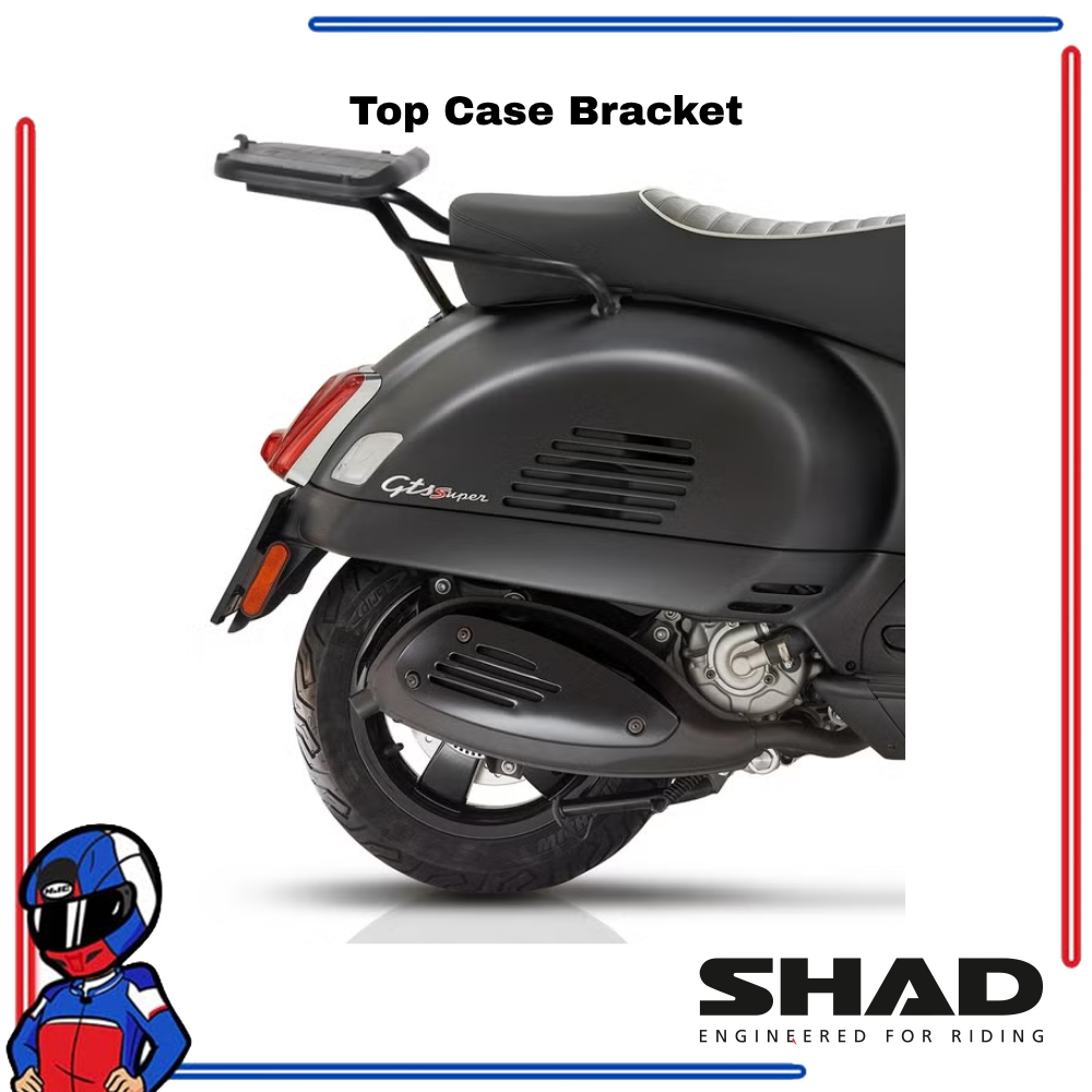 SHAD Top Box Bracket PIAGGIO VESPA GTS 150/300 2019-2024