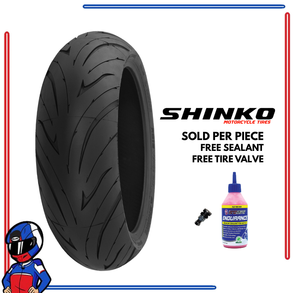 Shinko Motorcycle Tires Radial Verge 2x Dual Compound Size 17
