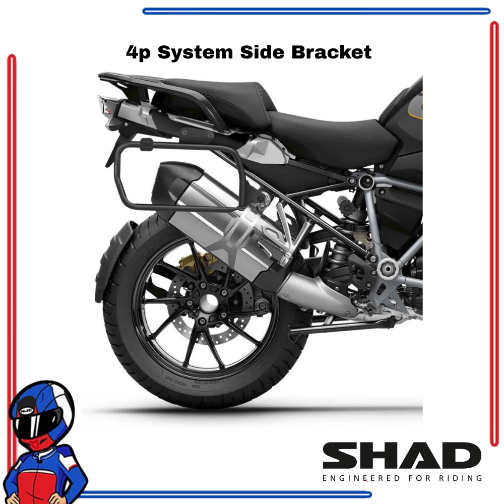 SHAD 4P System Side Bracket BMW R1250GS ADV 2019-2025