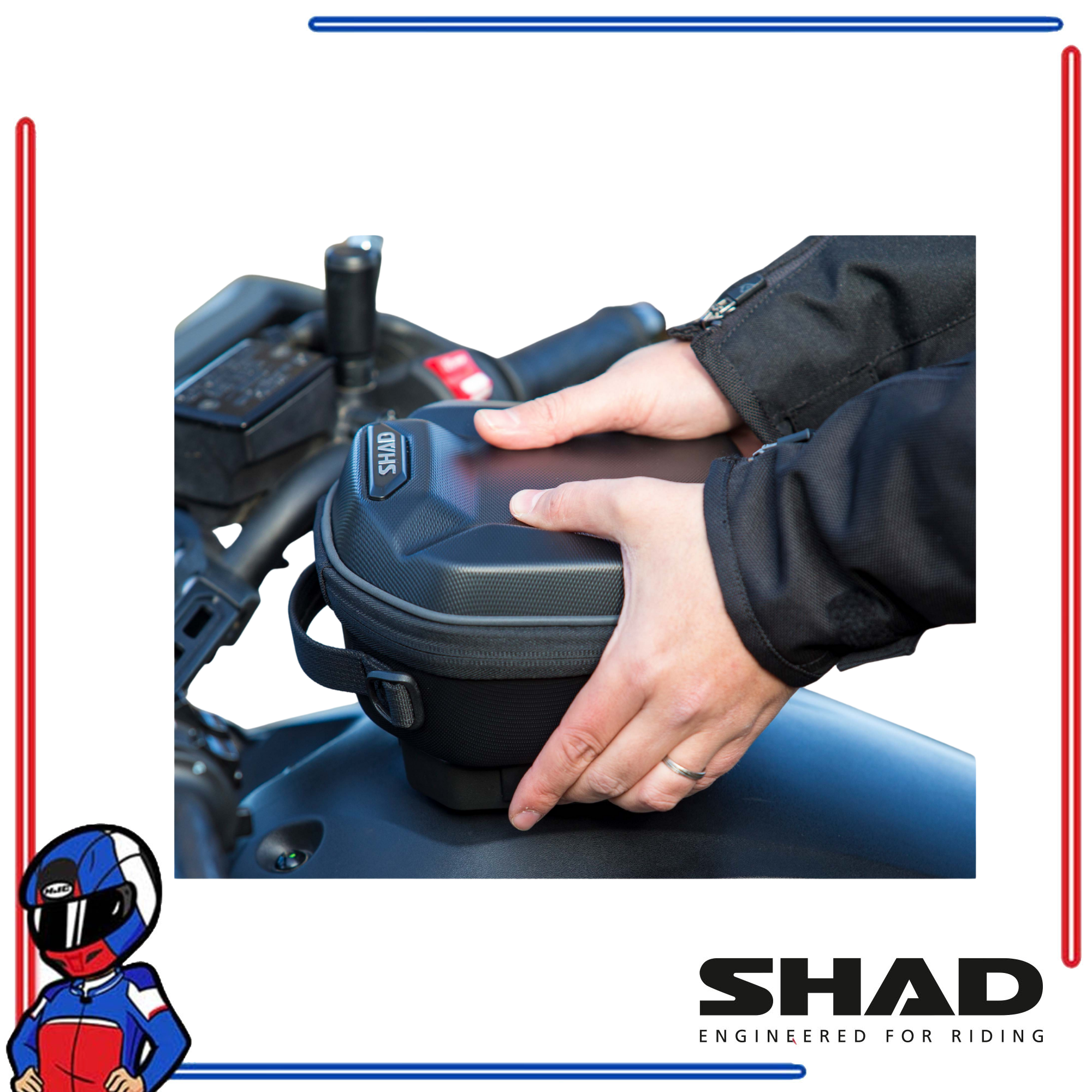 SHAD Click System Tank Bag E03C No Locking