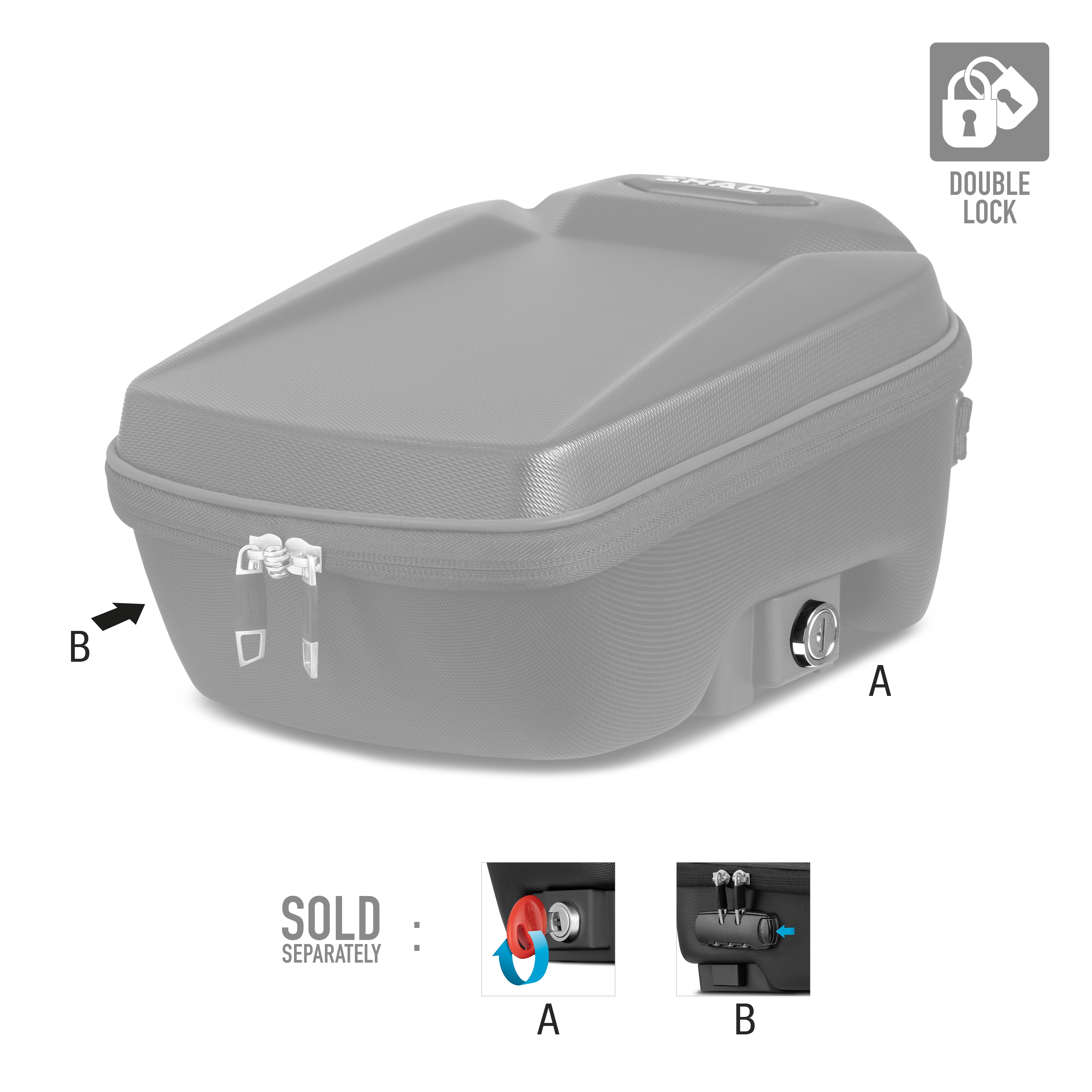 SHAD Click System Tank Bag E09CM