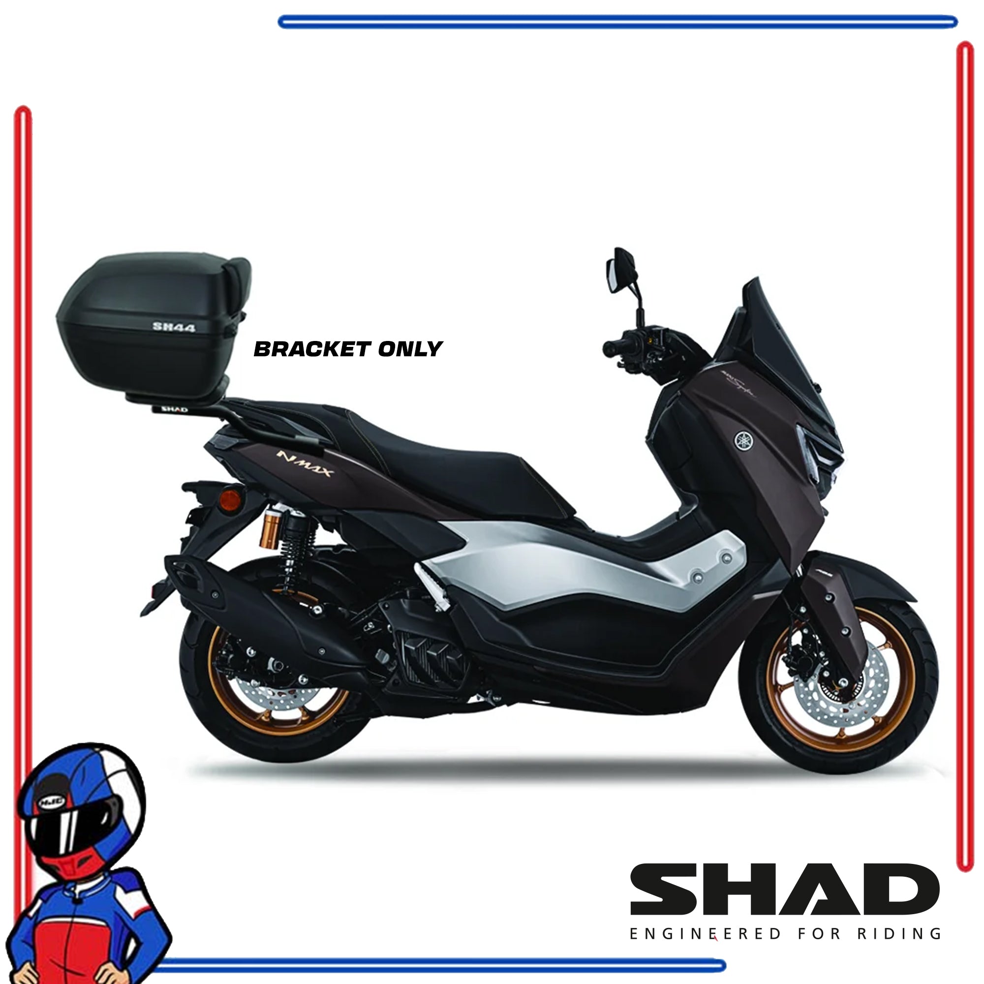 SHAD Motorcycle Bracket Yamaha NMAX Turbo; Neo 2025