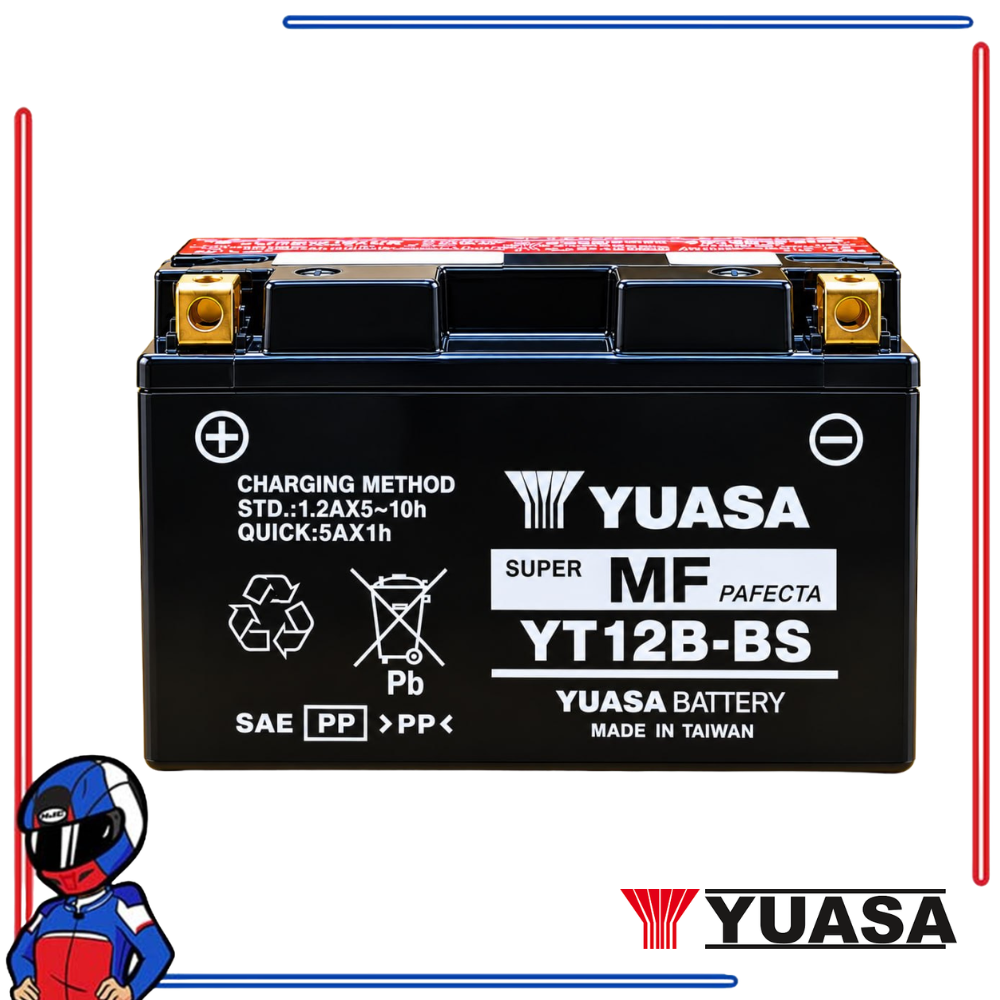Yuasa Power Sports Battery YT12B CP Ducati Monster Multistrada Diavel Triumph Bonneville
