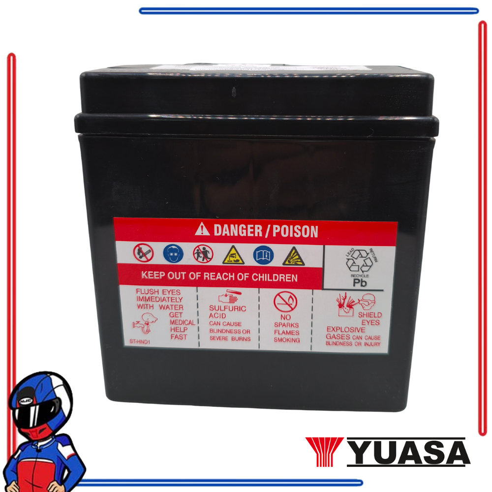 Yuasa Motorcycle Battery YTZ7V for Yamaha Nmax V1 and Yamaha Aerox V1