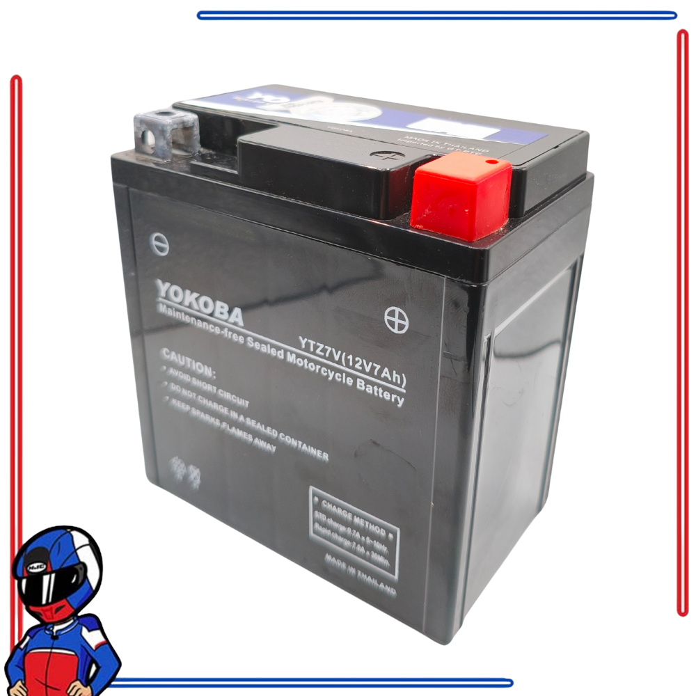Yokoba Super Power Battery YTZ7V for Yamaha Nmax V1 and Yamaha Aerox V1