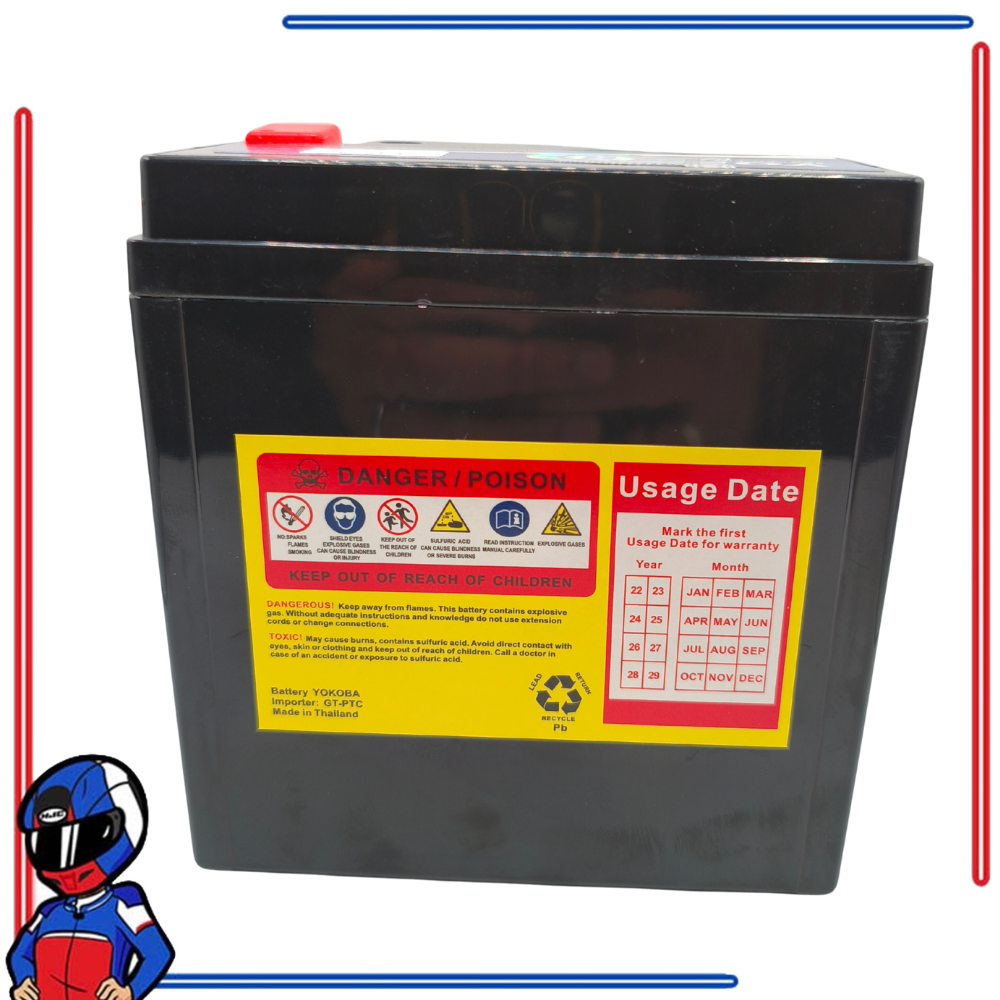 Yokoba Super Power Battery YTZ7V for Yamaha Nmax V1 and Yamaha Aerox V1